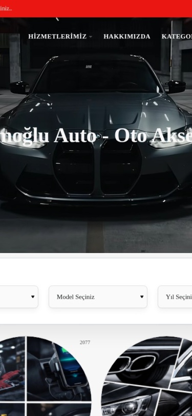 Ademogluauto Web Tasarım Mobil