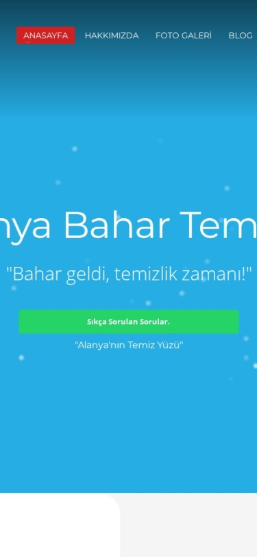 Alanyabahartemizlik Web Tasarım Mobil