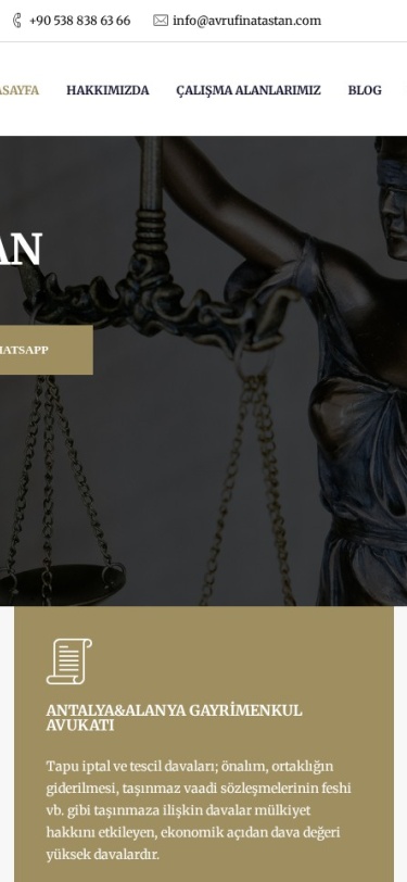 Avrufinatastan Web Tasarım Mobil