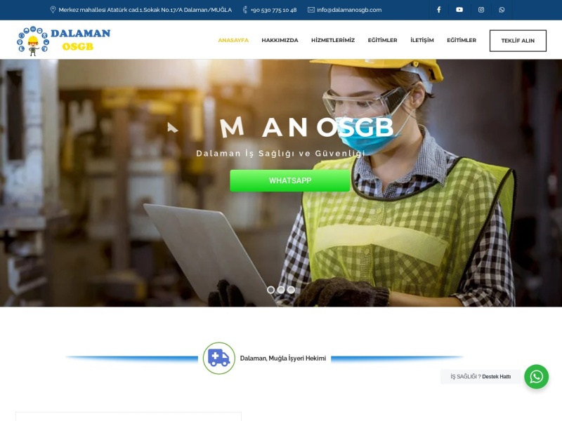 Dalamanosgb Web Tasarım Masaüstü