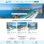 Alanya emlak siteleri için portföy yönetimli web tasarım örneği