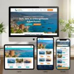 Alanya otelleri için mobil uyumlu ve şık web tasarım örneği